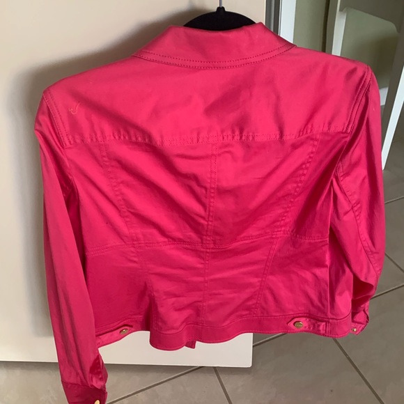 HOT PINK CASUAL JACKET - Picture 4 of 6